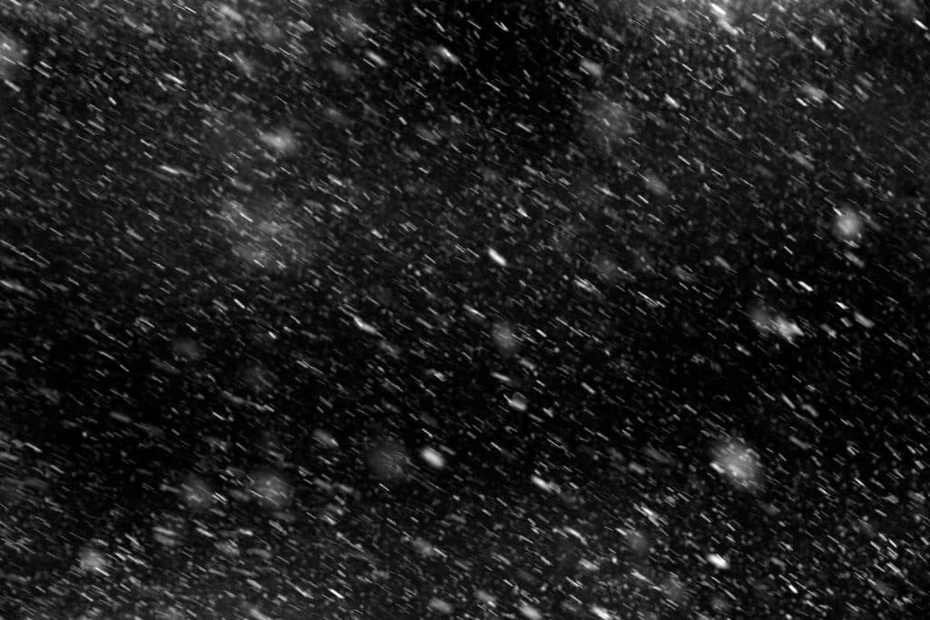 Hypnotic Snow at night
